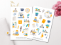 Preview: Homeoffice Sticker Set